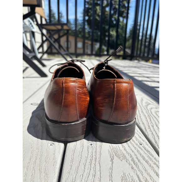 To Boot Brown Leather Oxfords - Picture 9 of 10